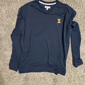 johnnie-O Navy Blue Lightweight Shirt Jacket